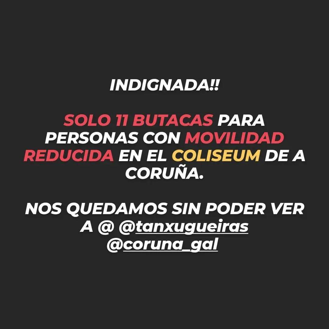 PAVEFRA's tweet photo. Es una discriminación en toda regla 👇✍️ @tanxugueiras @ConcelloCoruna
Hay personas que siguen sin poder ejercer sus derechos, en este caso el derecho a #ocio
Máxima difusión 🙌 gracias https://t.co/CuWnzOs9tu