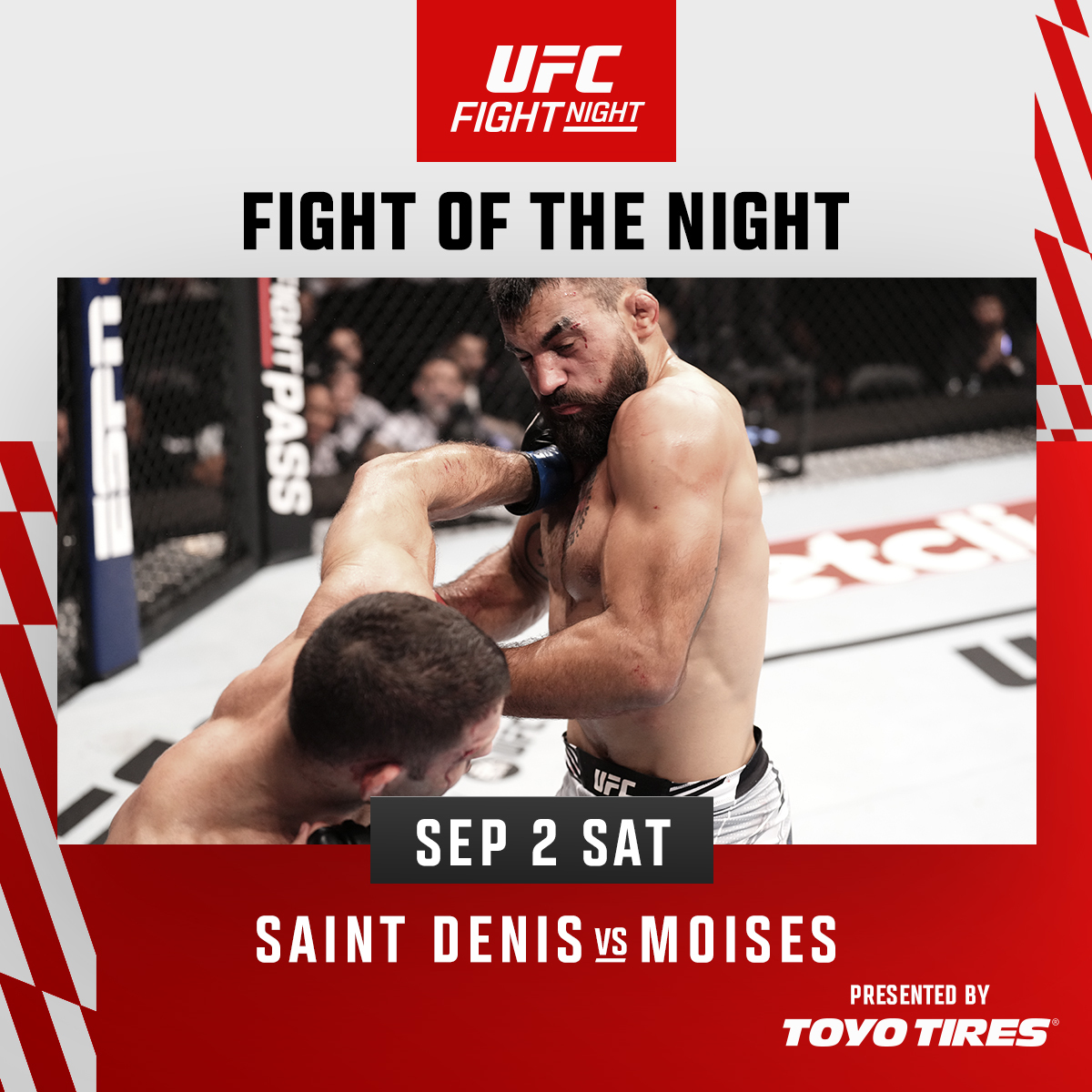 A banger from start to finish 🔥

<a href="/BenoitSt_Denis/">Benoît "God of War" Saint Denis</a> and <a href="/ThiagoMoisesMMA/">Thiago Moisés</a> take home your #UFCParis Fight of the Night 

[ B2YB <a href="/ToyoTires/">Toyo Tires</a> ]