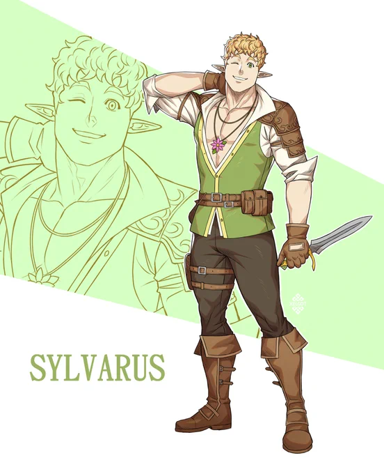 I had the pleasure of working on this character design project for .Meet Sylvarus!  