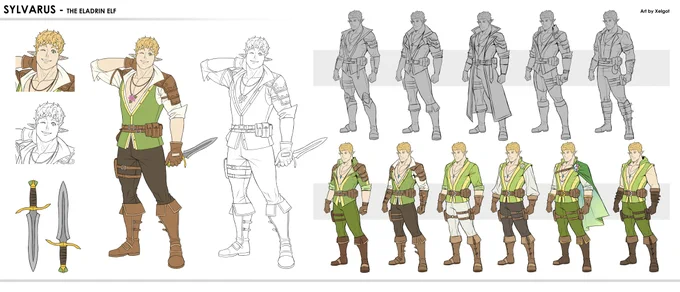 I had the pleasure of working on this character design project for .Meet Sylvarus!  
