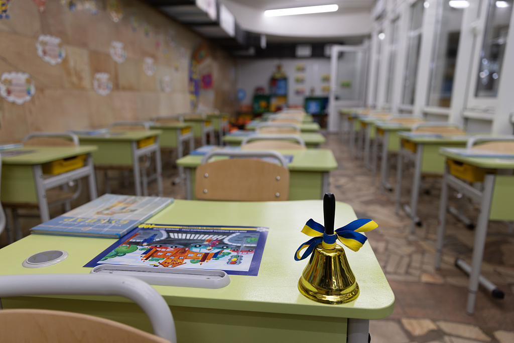 Panda_Paws_'s tweet photo. Children in #Ukraine returned to school and celebrated the “#DayofKnowledge” on Friday, September 1, as the back-to-school season kicked off. Most of them will still be learning in front of a screen, however, as the country struggles to cope with the conflict with Russia. https://t.co/hPMyRTx3TL