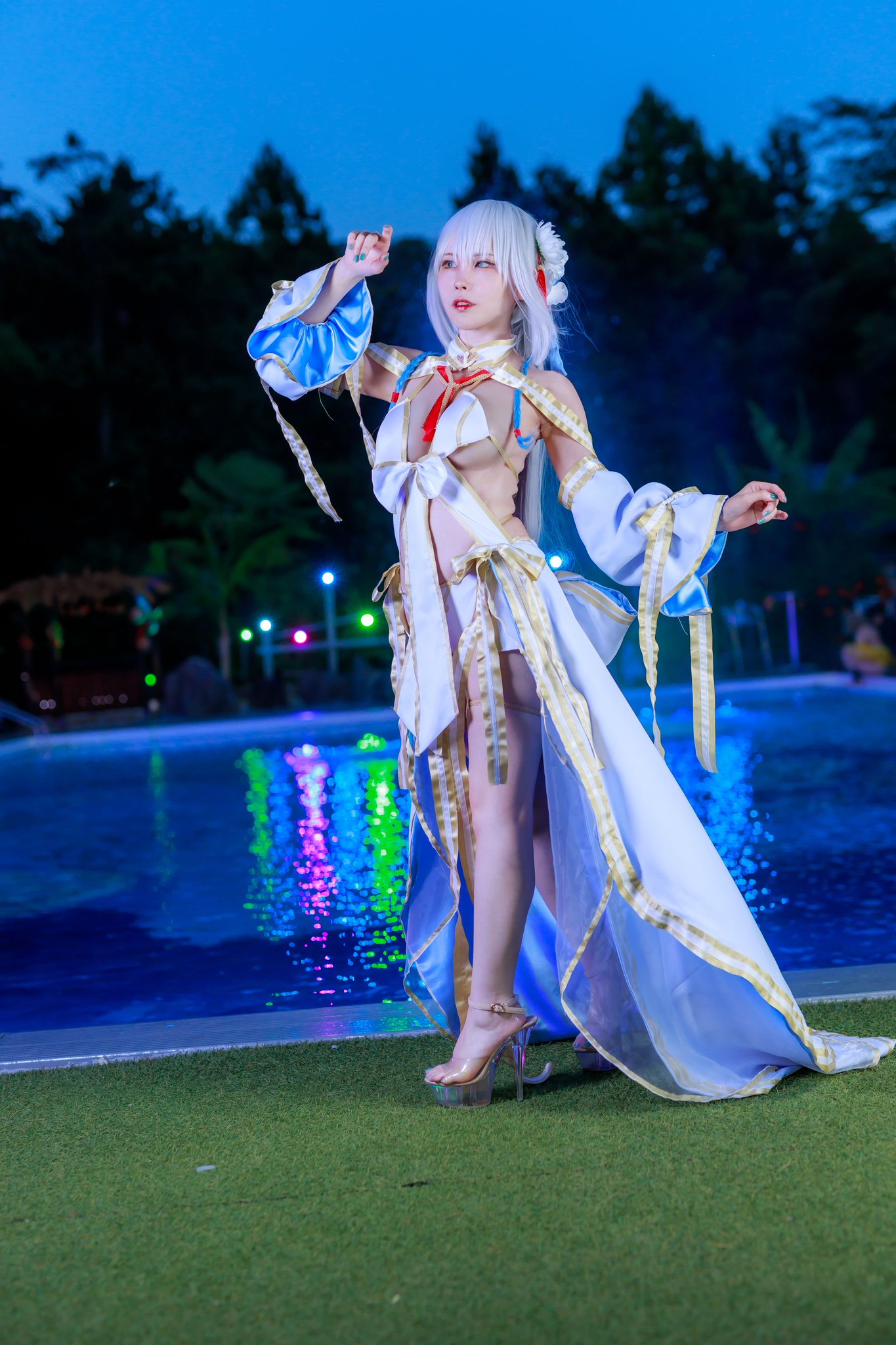 HANCHENG] 水妃モルガン 水着 コスプレ衣装 FGOフェス2023 8周年