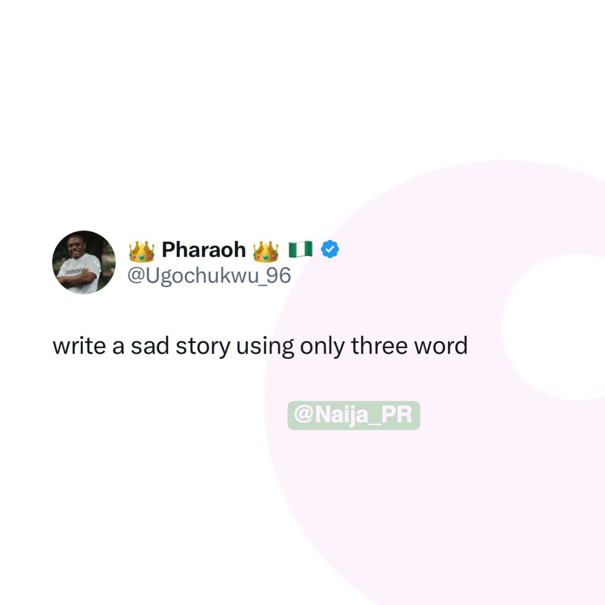 Naija tweet media
