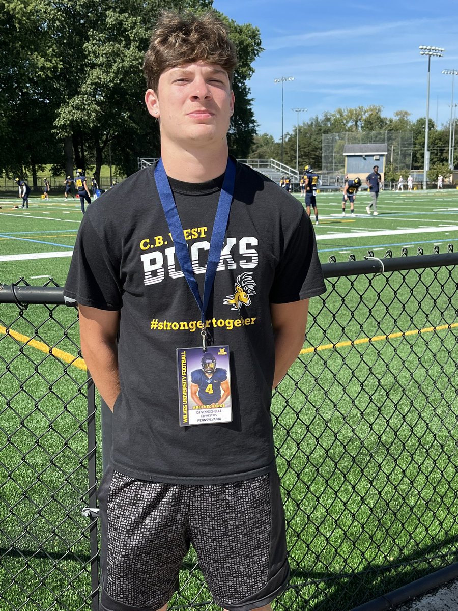 dj1vessi's tweet photo. Thanks @WilkesFootball for inviting me to campus for today’s game. Had a great time!
@DBiever 
@CoachDrach 
@CoachATrotta 
@CoachDFink 
@westcbfootball https://t.co/IOQ22KcCTZ