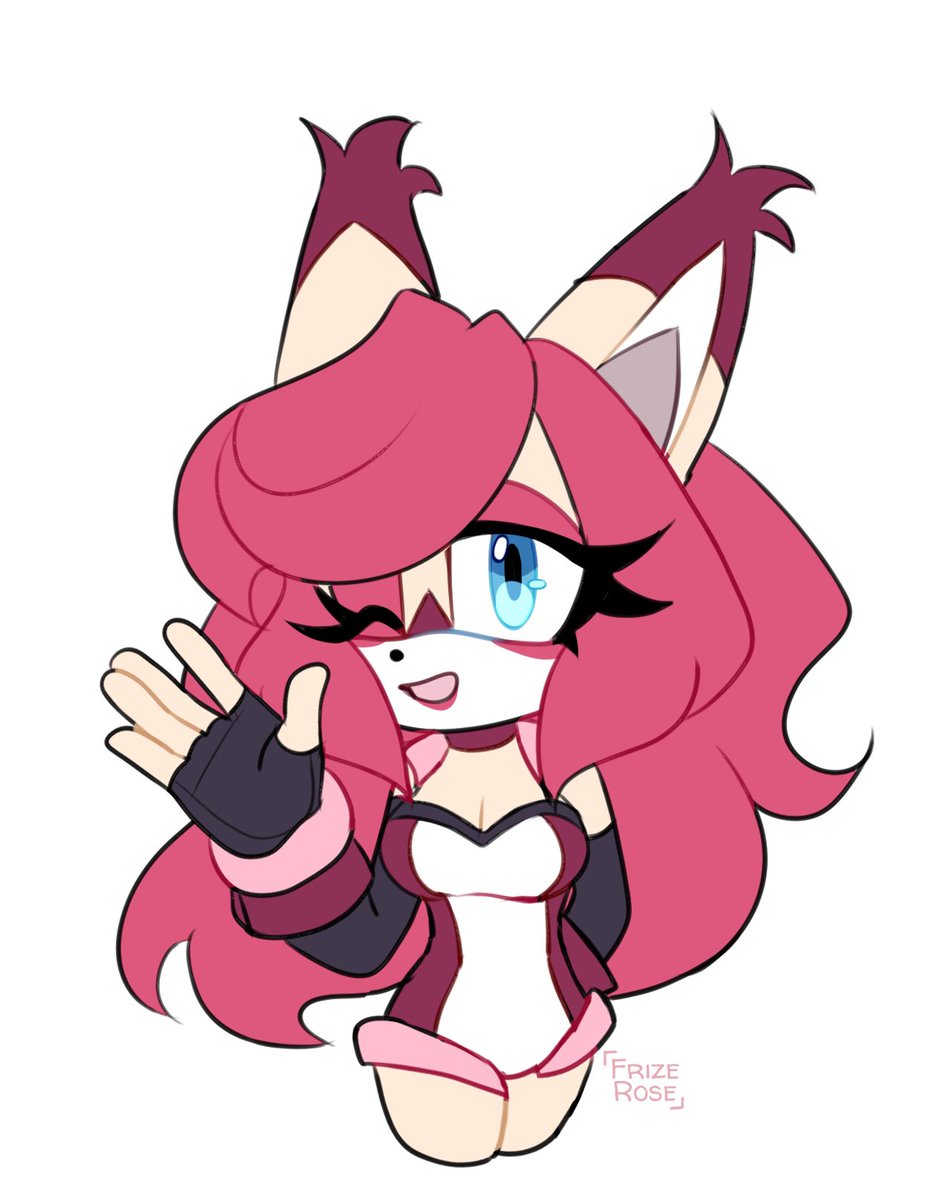 FrizeRoseO's tweet photo. Adoptable art Lynx💗 
SB: $25   
AB:$65
She has a full body drawing https://t.co/TjARTqtN7j