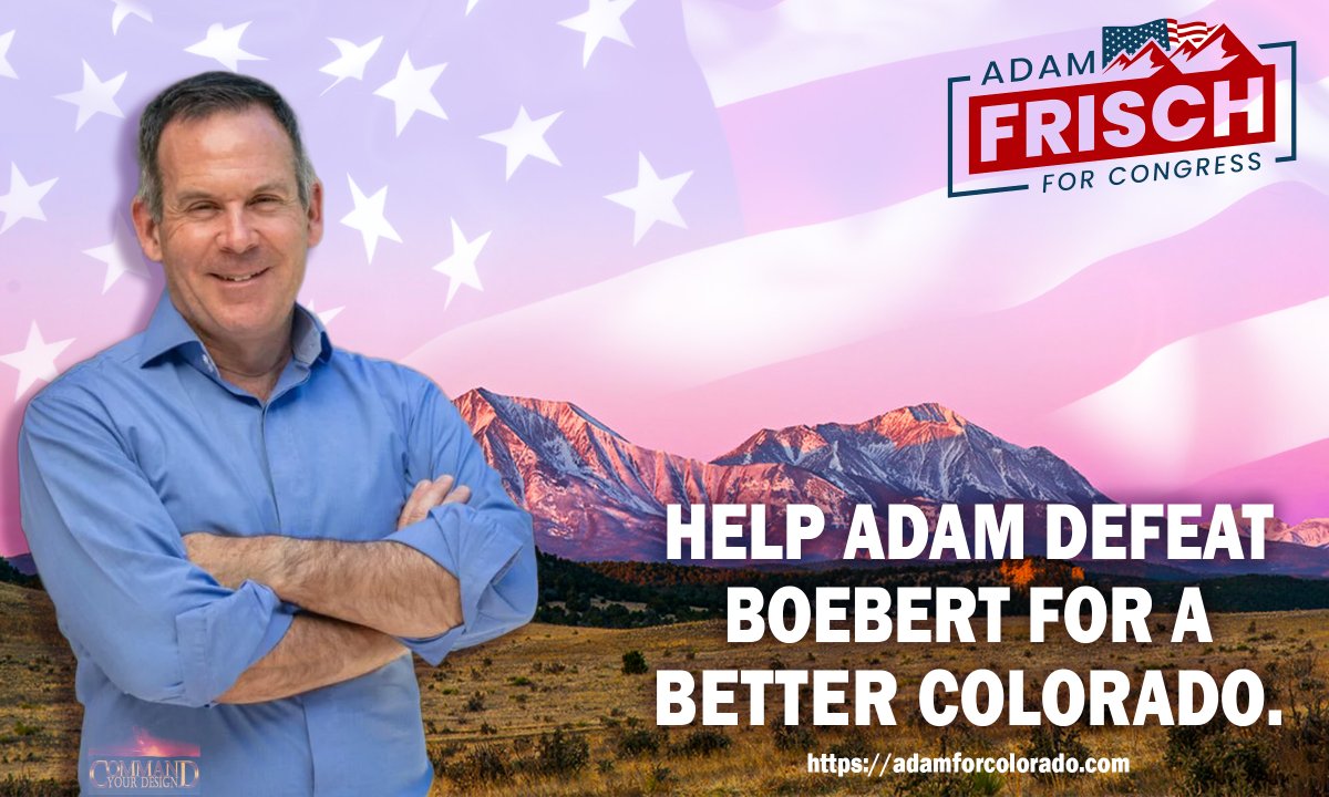 <a href="/laurenboebert/">Lauren Boebert</a> It is as good time as ever to vote out Boebert, from congress, and vote in <a href="/AdamForColorado/">Adam Frisch - Win The Center/Win Back Rural USA</a>