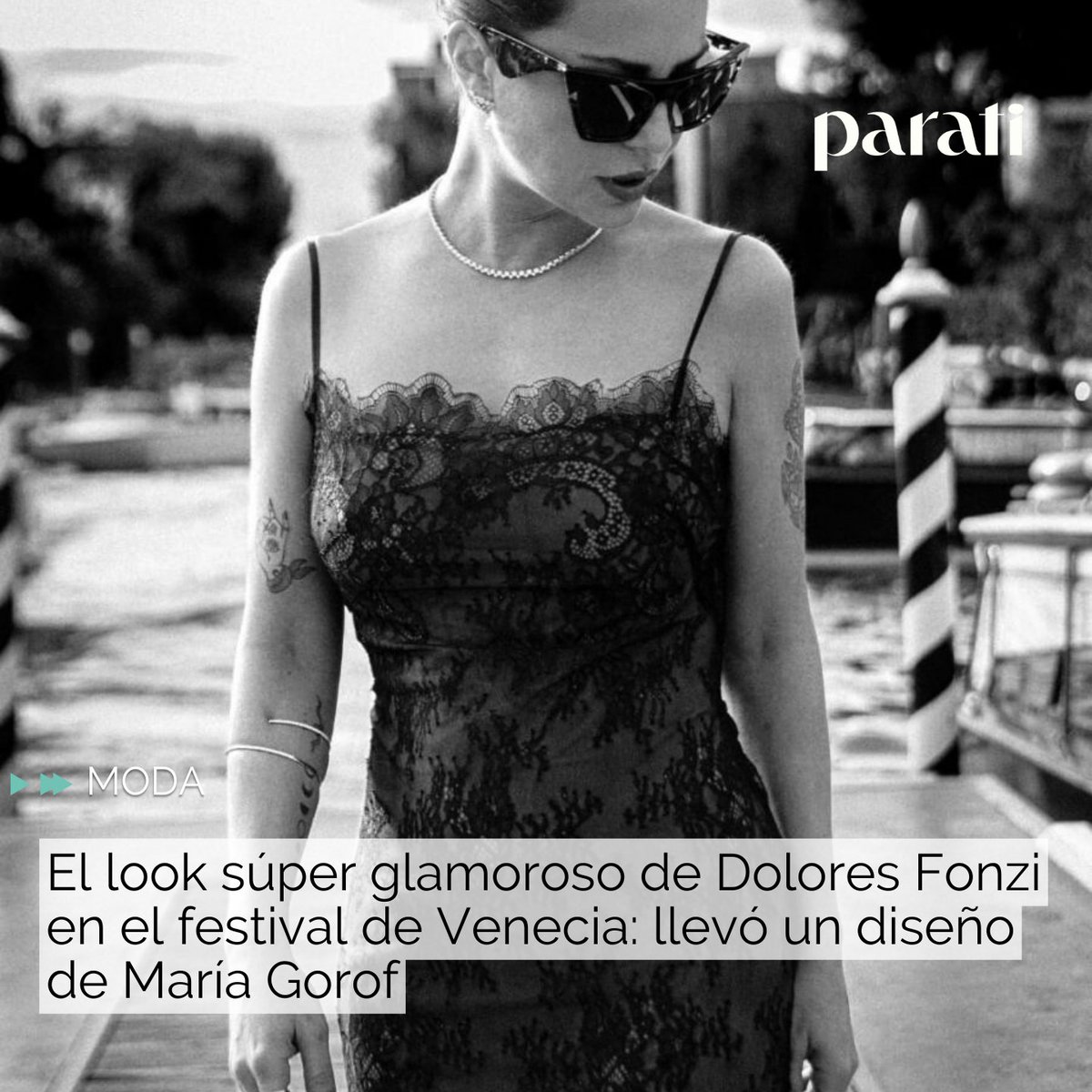 #DoloresFonzi y su pareja, "SantiagoMitre, deslumbraron en la #Gala de Apertura del #Festival de #Cine de #Venecia con un espectacular #outfit diseñado por #MaríaGorof. ¡El #glamour estuvo en su máximo #esplendor en la #alfombra roja! ✨🎥
🔗parati.com.ar/moda/el-look-s…