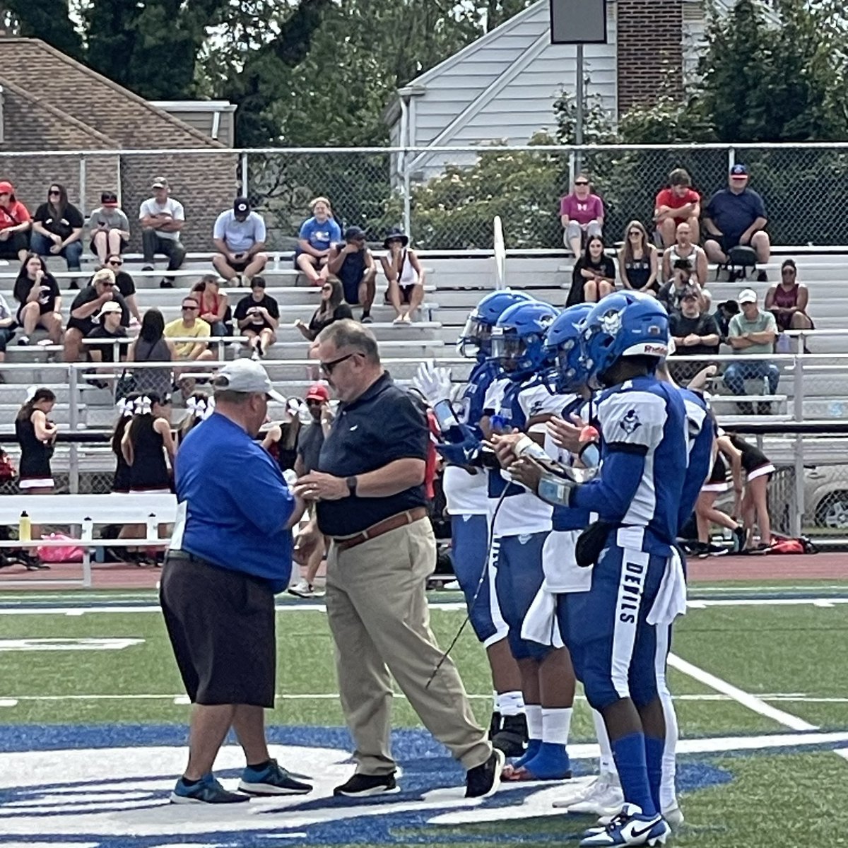 KenTonAthletics's tweet image. Today Kenmore West Varsity Football celebrated the career of our Director, Brett Banker!