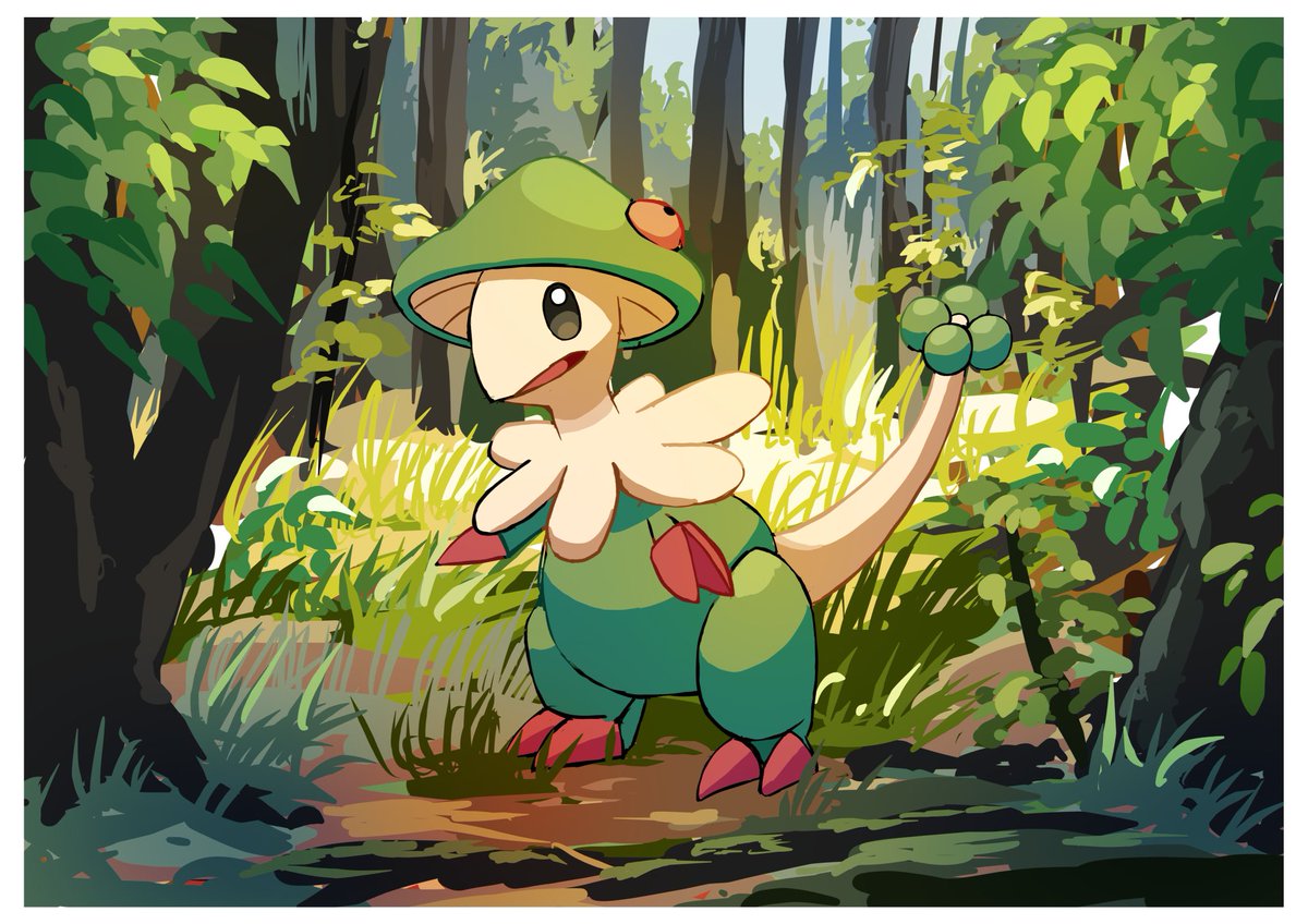 hazikamiio's tweet photo. Grass Type https://t.co/nUf1IDwxjE