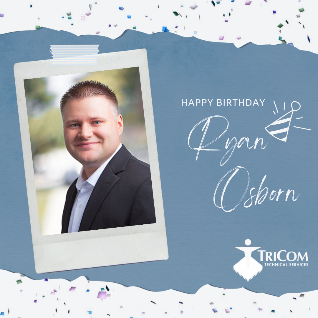TriComTS's tweet photo. Join us in celebrating the birthday of our extraordinary Technical Recruiter, Ryan, on his special day. Enjoy your birthday to the fullest!

#Birthday #TechnicalRecruiter #ITMattersWhoYouWorkWith https://t.co/A1nBpow43Y