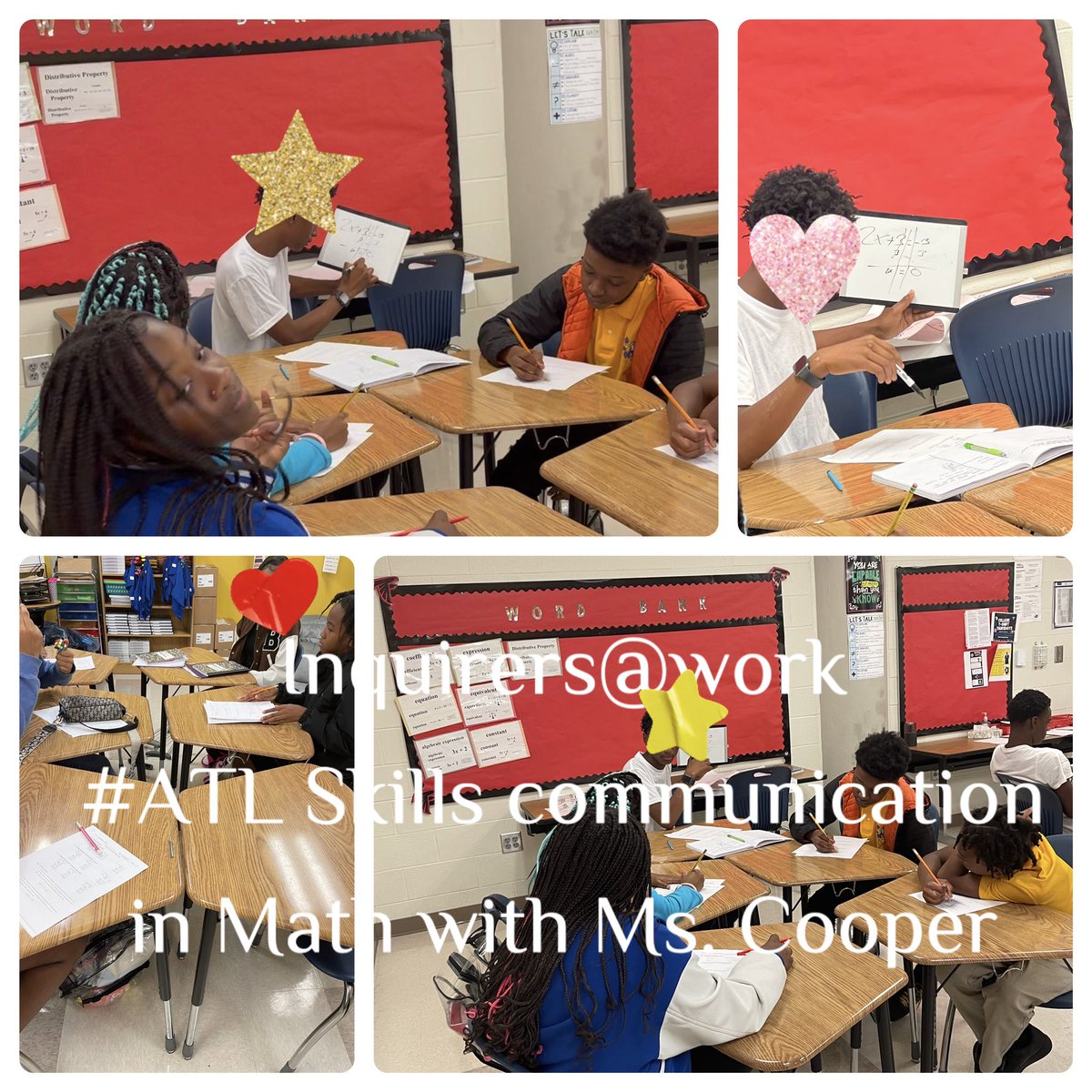 Madame_Nakou's tweet image. #LearnerProfile Inquirers, leaders, Ms Cooper’s Math scholars @ RJBMS are doing it all in small groups leading the learning, giving peer feedback and building their communication,social &amp;amp; thinking skills. Way to go scholars.