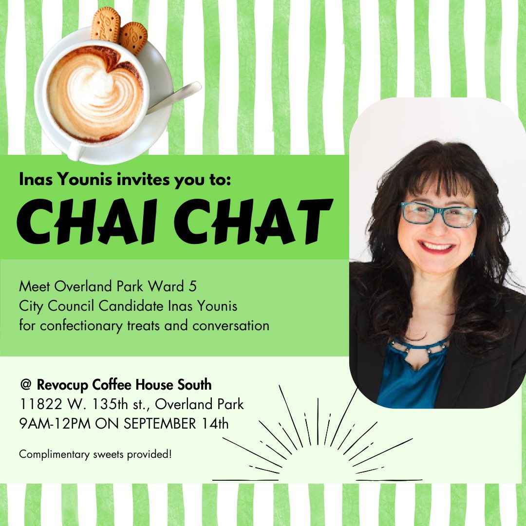 It's time for our next Chai Chat. This time we will be hosted by Revocup, a locally owned business in Overland Park that turns small change into meaningful change. A portion of all sales goes  to help improve the lives of Ethiopian coffee farmers and their families.