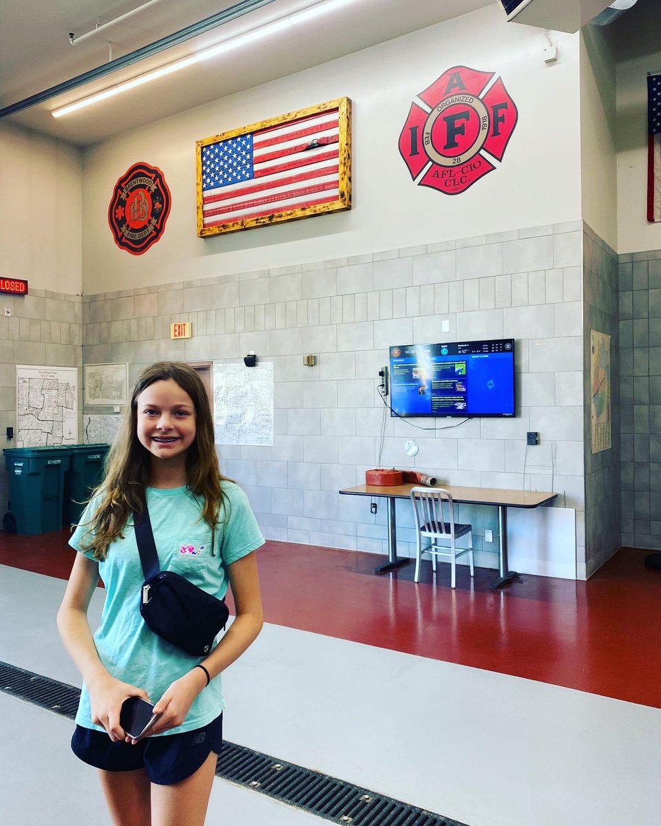 We got an inside look at the Brentwood police and fire stations today courtesy of my hubby. #firstrespondersrock
