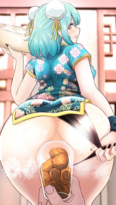 チャイナドレスコップにうんこ 