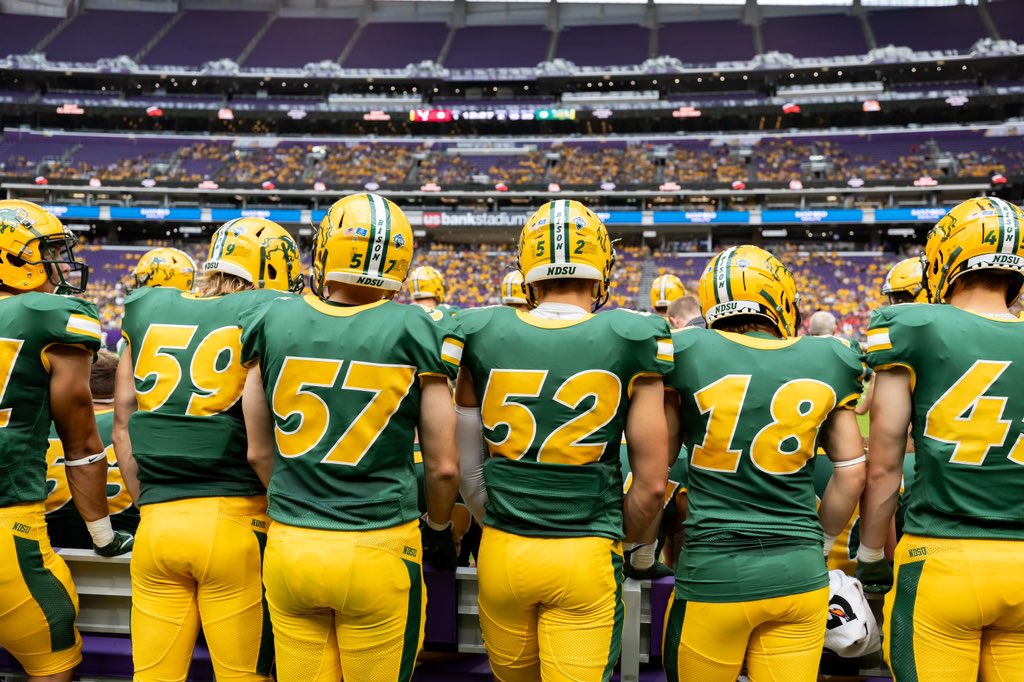 .<a href="/NDSUfootball/">NDSU Football</a> and <a href="/EWUFootball/">EWU Football 🏈</a> put their names in our history books forever as they played the first-ever collegiate football game at U.S. Bank Stadium.

Thank you to everyone who was part of this historic event!

📷: <a href="/David_Sherman/">David Sherman</a>