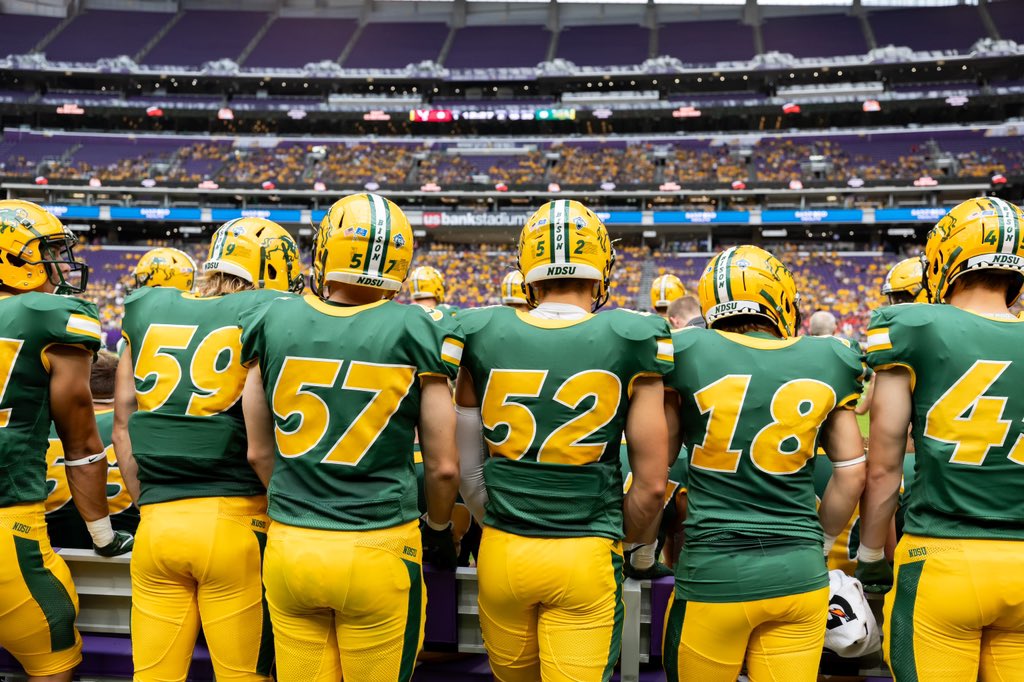 .@NDSUfootball and @EWUFootball put their names in our history books forever as they played the first-ever collegiate football game at U.S. Bank Stadium. Thank you to everyone who was part of this historic event! 📷: @David_Sherman