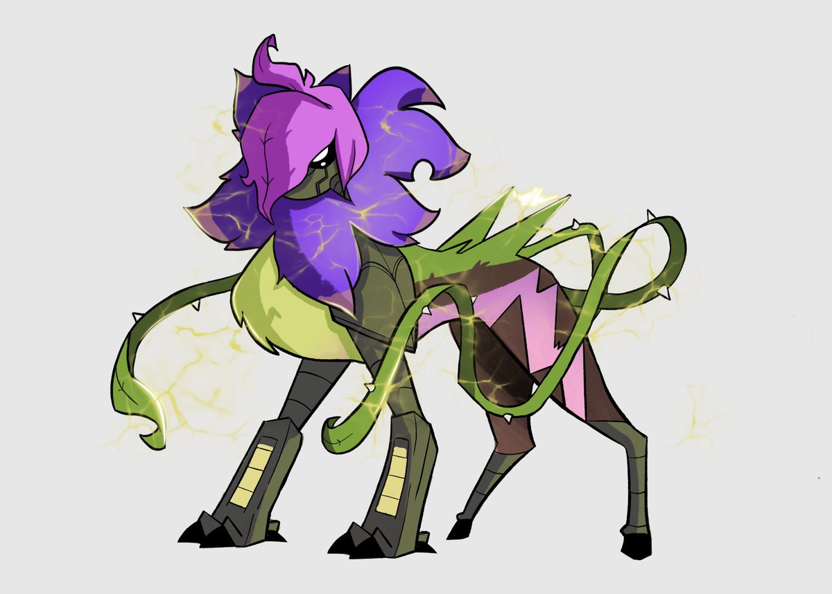𝐿𝒪𝐵𝐸𝐿𝐼𝒜𝑀𝒪n
A loyal, but volotile Armor Level Digimon who Digivolved from Palmon using the Friendship DigiEgg.

Special Attacks

"Nature's Wire", wraps her leaf vines around the enemy and electrocutes them

 "Venom Sparks", expells electric sparks mixed with poison spores