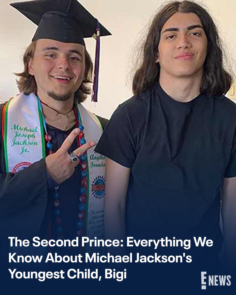 enews's tweet photo. Now-21-year-old Prince Michael Jackson II, who goes by Bigi, has been leading a life as close to normal as possible. Click the link for more: https://t.co/5cinPSJjHI https://t.co/W1BQ1BCV38