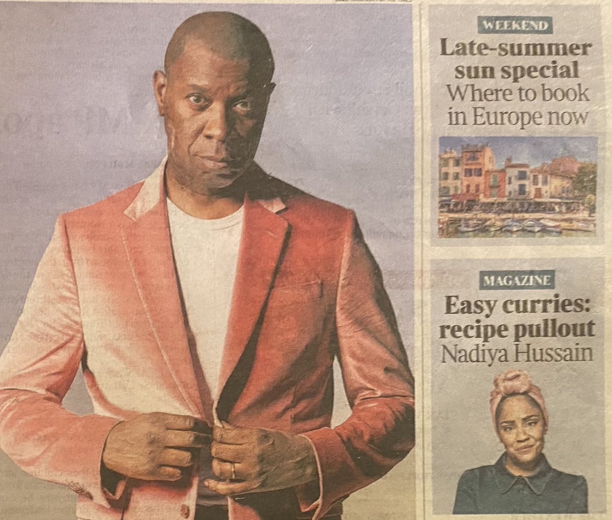 We’ll also be welcoming Nadiya Hussain @BegumNadiya at #ChiswickBookFest. Delighted @thetimes has put her and @CliveMyrieBBC together on its front page! She’s speaking on Saturday September 9th with Jo Pratt @cookwithjopratt @StMichaelsW4 - tickets here: ticketsource.co.uk/chiswickbookfe…