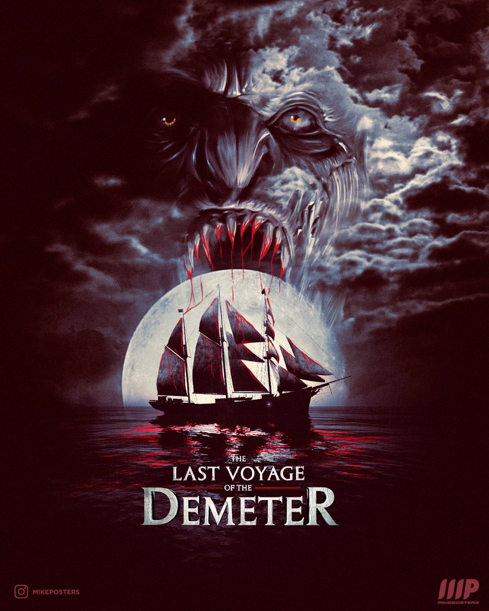 The Last Voyage of The Demeter 🩸
Here is my poster for the new Dracula film. As a huge fan of movie creatures, I think they did a great job with the look of Dracula and how it evolves throughout the film. We need more monster movies, they've become so rare! #demetermovie