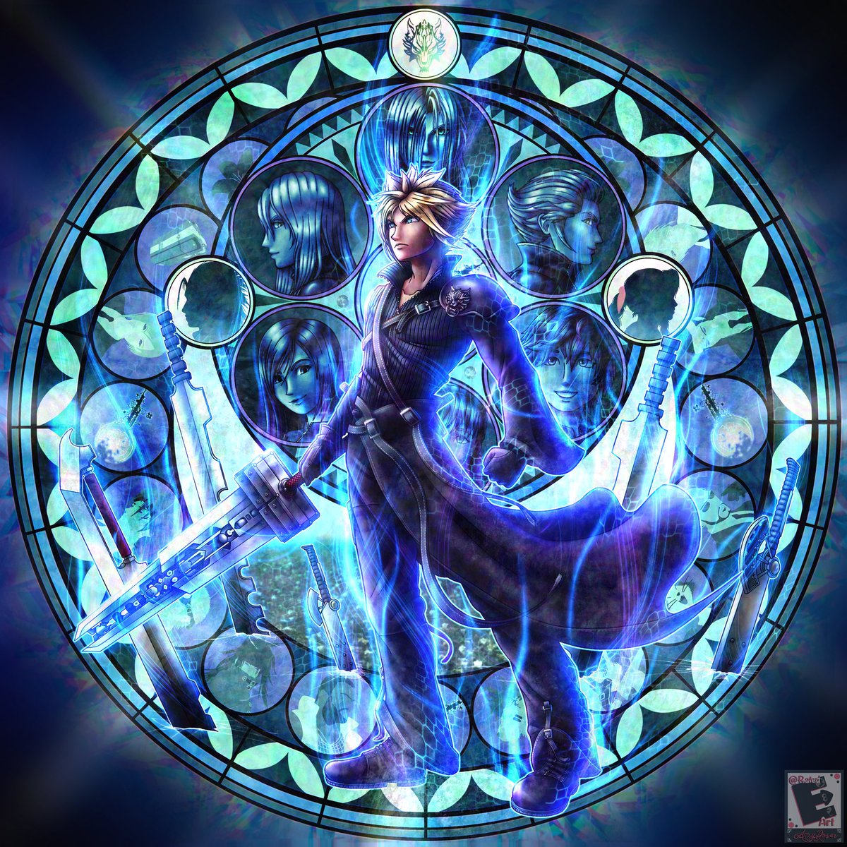 Day ✨30✨ of me drawing every #SmashBrosUltimate characters’ hearts

Today we will be diving into the heart of fighter #61: Cloud Strife (Advent Children alt)!
#Fanart