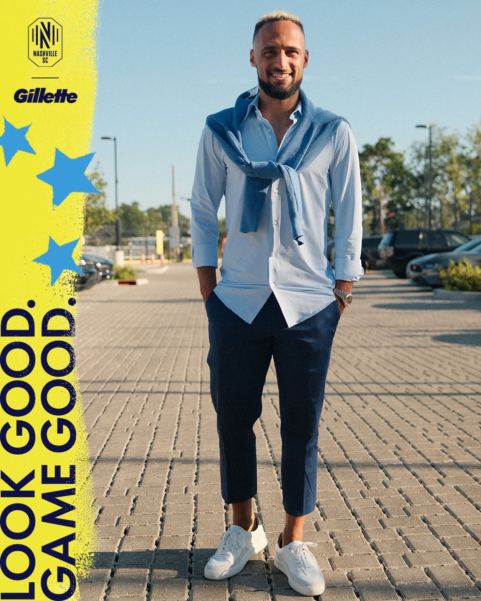 NashvilleSC's tweet photo. Arriving and styling ⭐️
@Gillette | #LookGoodGameGood https://t.co/sYwE38O6Vt