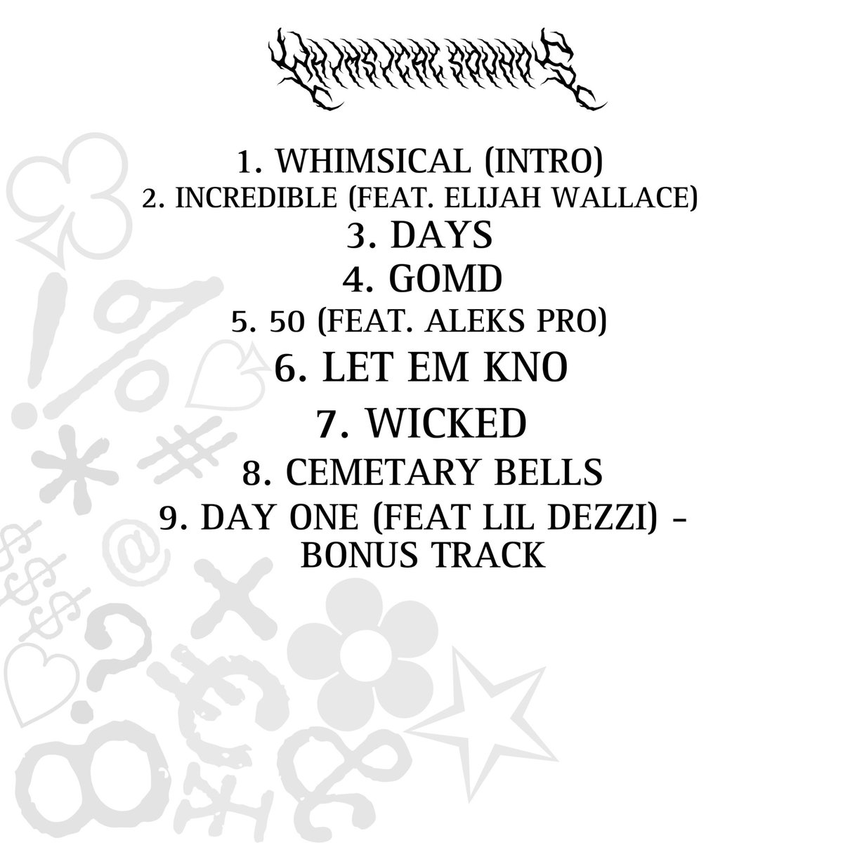 skxrtfr's tweet photo. WHIMSICAL SOUNDS 9/22/23
DAYS B4 WHIMSICAL 9/15/23 https://t.co/IjkCuIvRoi