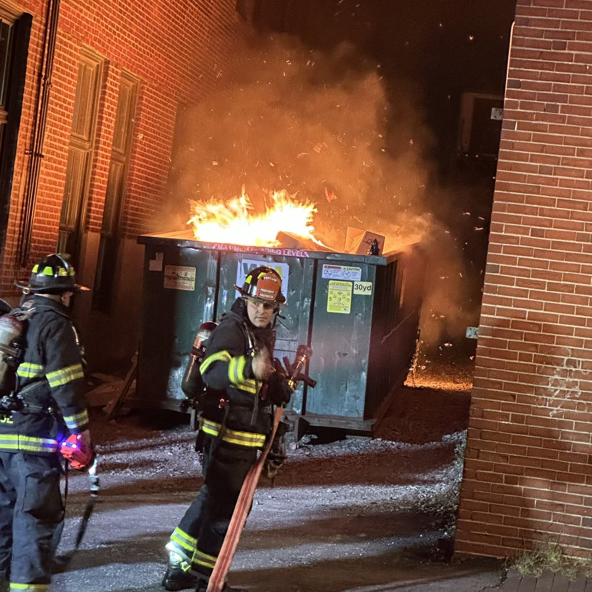 Portland Maine Firefighters tweet media