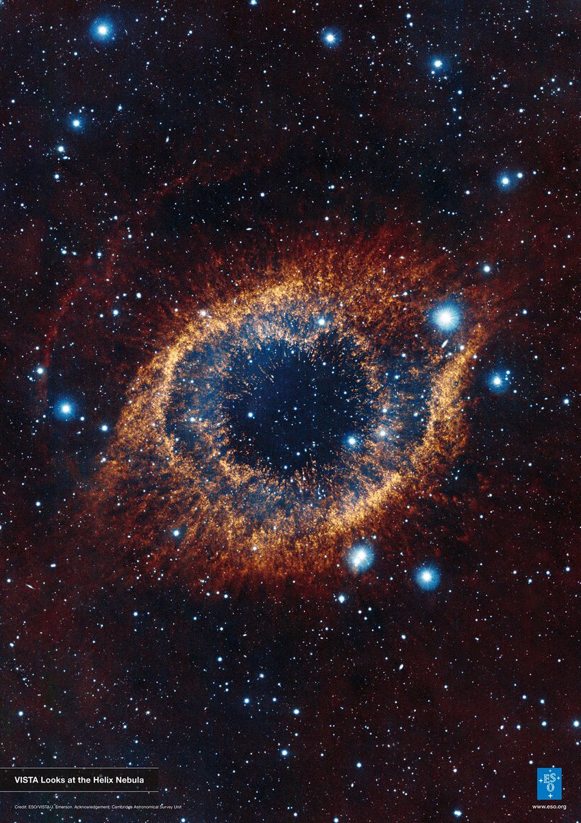 PUNKCR0WLEY's tweet photo. Doing a teeny bit of research for this fic and I’ve just noticed something. The Helix Nebula - the one that Crowley made. Almost looks like an eye, right? A blue eye. Just saying. https://t.co/lYRFlEWIUs