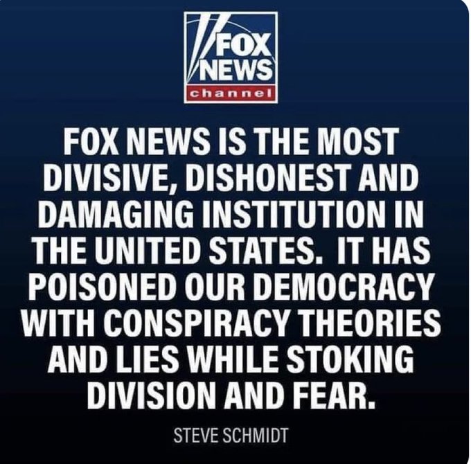 Followers, do you agree with the meme? If yes, please drop a 💙 and share. Fox News is NOT news.