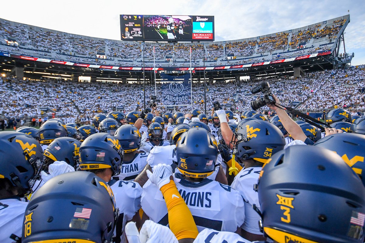 WVUfootball's tweet photo. Let's go to work. https://t.co/T4wIYMS26n