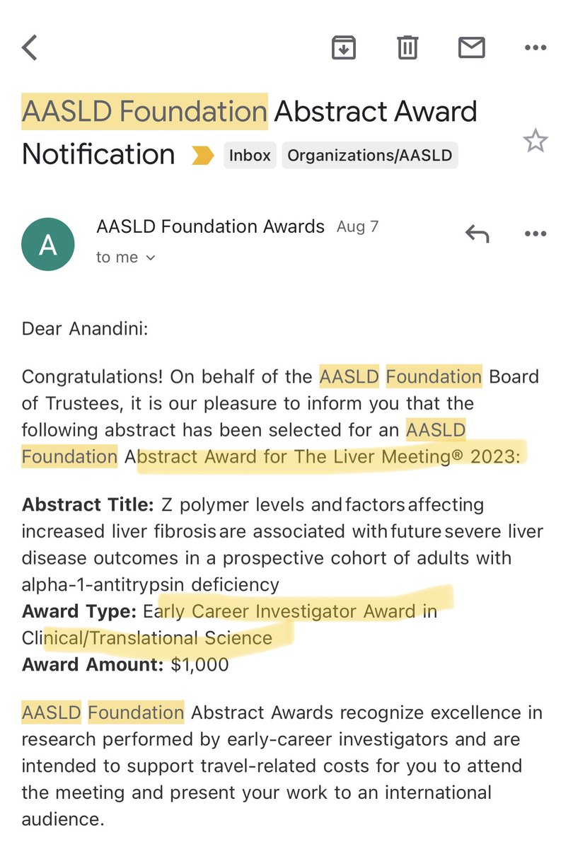 AnandiniSuri's tweet photo. Excited to present my research at Liver Meeting in Boston 2023!
#TLM2023 , #AASLDfoundation, #AASLD https://t.co/0aa51Z4buG