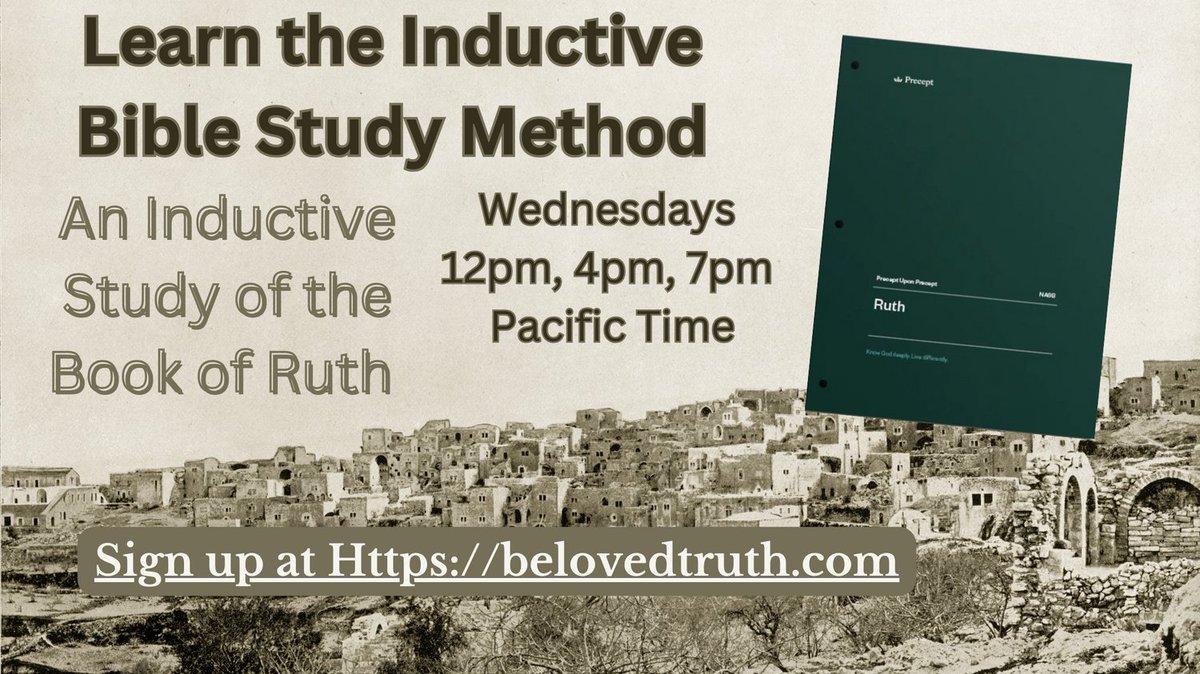 BelovedTruth3's tweet photo. Sign up at https://t.co/kQRLAEzfCa

#womensbiblestudy #biblestudy #wordofgod #studythebible #oldtestament #ruth #kinsmanredeemer #studyyourbible #bible #scripture #fallbiblestudy https://t.co/7HUXSJ5NNh