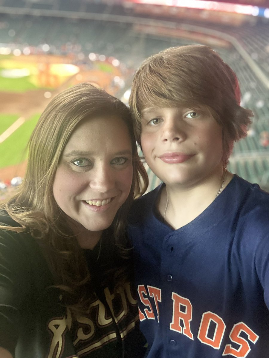 Back at it in H-Town! Let’s go Astros!!! #OurHappyPlace #AstrosFun