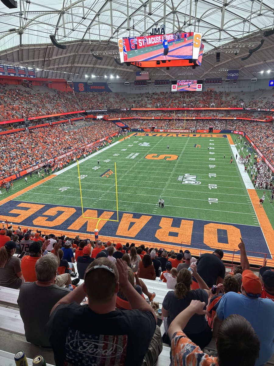 Isn’t it beautiful 😍 #Syracuse #TheDome 🍊🏈