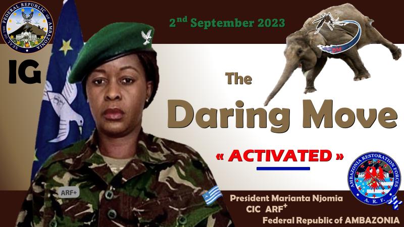 📢📢📢 Operation Daring Move Activated.  Ambazonia must be free. 💪🏼💪🏼💙🤍💙 fb.watch/mPtDXiVjzJ/?mi… Visit and follow ARF-TV page for regular updates.