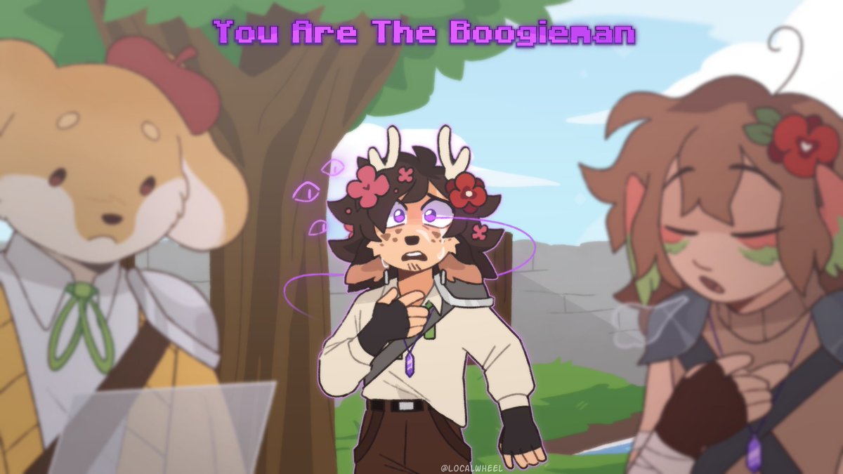 LocalWheel's tweet image. A boogieman has been chosen! And he is not ready!!
💚💛❤️

[ #finallifefanart ]