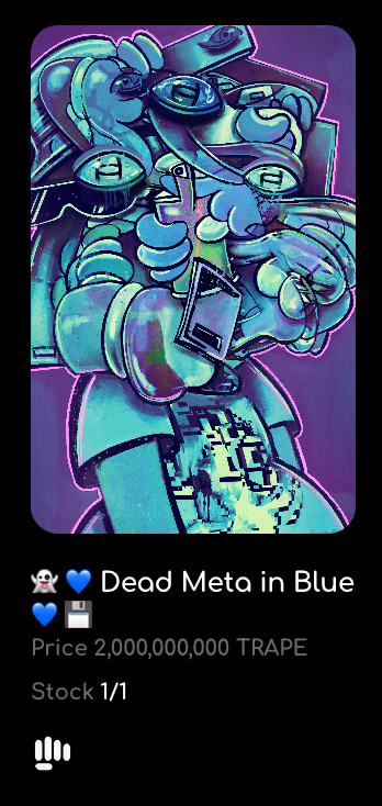 HELDiWanKenHODL's tweet photo. ❗️#DeadMeta in #Blue has been de-listed 👇
https://t.co/6Fe7aF4zWt
❗️This 1/1 #HBARNFT by @MFWArt will be available for 1 lucky @GoodTripApes/@BadTripApe OG to acquire on @AltlantisApp in EXACTLY 24 hours with #TrippyApeCoin 👇
https://t.co/PhVFJcHyGR
https://t.co/QuXYATYmsr https://t.co/gIjlprciiT