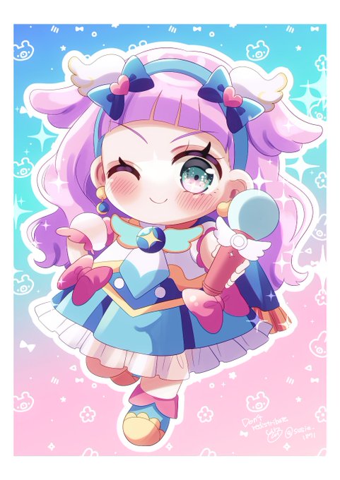 プリキュアになりきるエルちゃん可愛かったです💜💙
#precure 