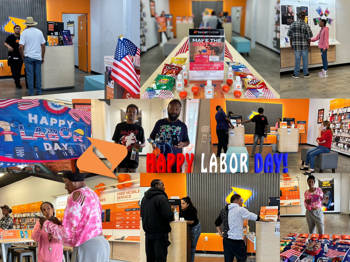 Another successful day of #boostlaborday events in LA! Customers are switching over and loving their new phones &amp; prices! #LaborDay2023 #boostmobile @BoostKelly <a href="/seanlee9/">Sean Lee</a> <a href="/7thFlais/">Martin Flais</a> <a href="/boostmobile/">Boost Mobile</a> 🇺🇸