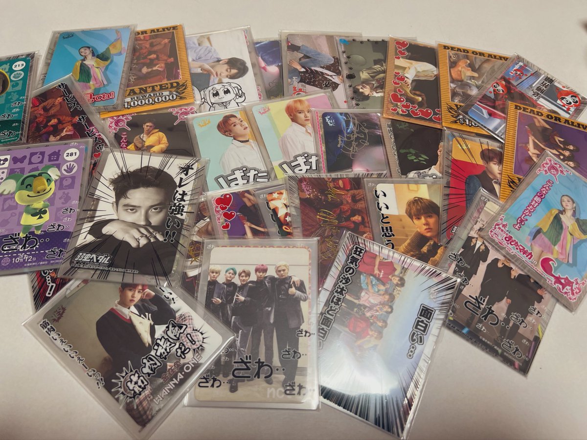 neocult77's tweet photo. NCT NATION
スタジアム 全体コン 無料配布 

４日間配ります〜！

中身は香港のyesカードかショップでもらった非公式トレカ、他のトレカとスリーブ数種類！（ほぼyesカード、初期傷あり有）

よければRTと♡お願いします🥲
この画面見せてくれたらOKです☺️

#NCT_NATION_ToTheWorld_inJAPAN https://t.co/yunsqjs07J