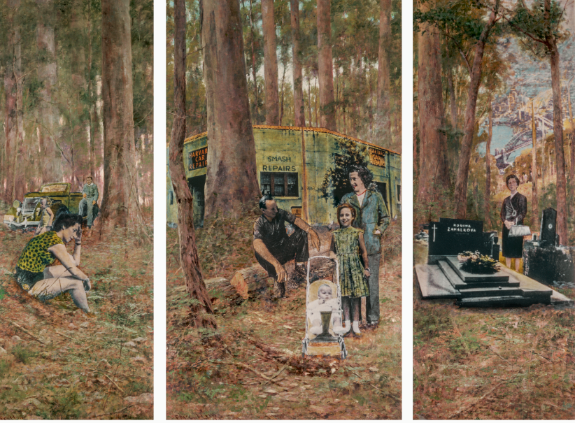 The family unit takes many forms
In ‘The Immigrants’ (1983), images related to Zahalka’s own family life.

ZAHALKAWORLD: an artist’s archive
Closes 10 September 2023
📍 Museum of Australian Photography (MAPh) 
860 Ferntree Gully Road, Wheelers Hill Vic 3150

Image: Anne ZAHALKA