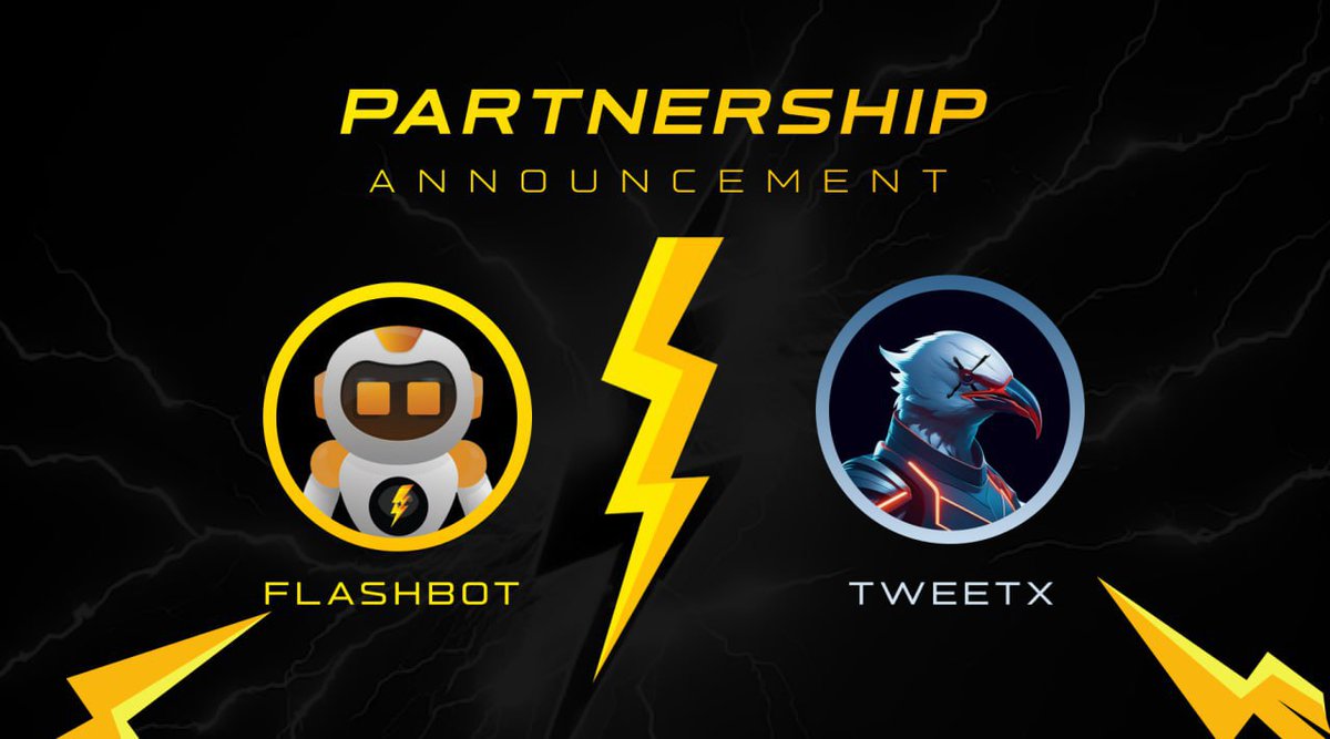FlashBotToken's tweet image. ⚡️We are excited to announce our partnership with TweetX!⚡️

@TweetXBot_AI allows you to create infinite number of original tweets and increase your exposure in both Twitter and Telegram platforms.

Reply to CT influencers, coordinate raids with your community &amp;amp; more!