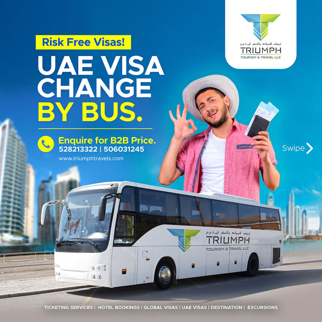 TravelsTriumph's tweet image. We are excited to announce that we are now offering a 30 or 60 day UAE visa change by BUS. 
Please call us to know more information.
📷 +971 528213322 / +971 506031245
#uaevisaservice #visachange #60daysdubaivisa #triumphtravels #30DaysDubaiVisa #uaeinsidecountry #omanvisa
