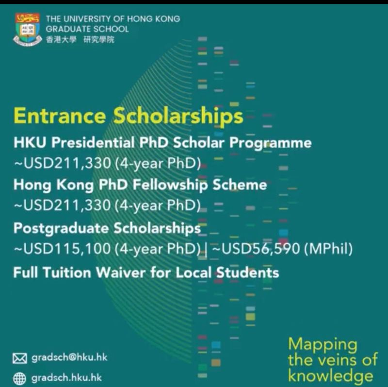 Hussein_smk's tweet photo. Applications for the HKU PhD and MPhil programmes for admission in 2024/25 are now open! 👩🏻🎓👨🏻🎓  HKU offers generous fellowships and scholarship packages for outstanding candidates. Apply to HKU by December 1, 2023! Learn more and apply now: https://t.co/ZfsJrVC9jH

#HongKong https://t.co/S6xEJqWIln