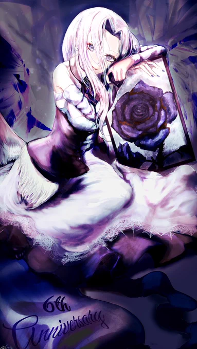アズレン6周年おめでとうございます。ヨークタウンがこれからも美しく咲き誇り、真の平和が訪れるよう陰ながら祈っております。そしてアズレンのすべての皆様に幸福を! #アズールレーン #アズレン6周年アート 