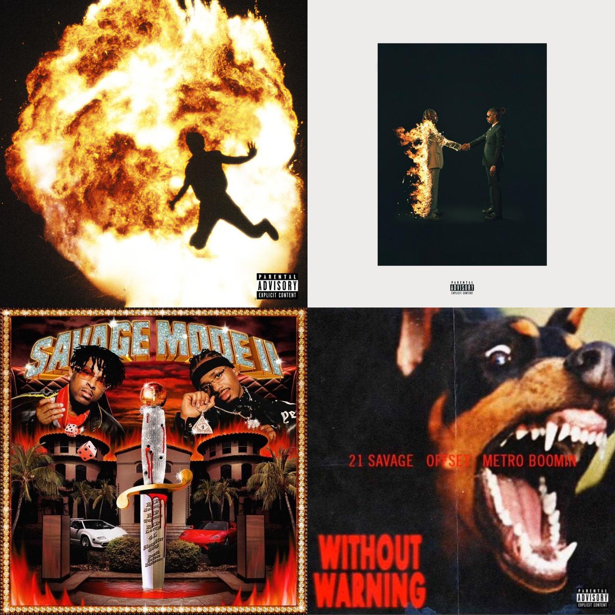 🚨 METRO BOOMIN vient de devenir le producteur avec le plus d’albums dépassant les 2 MILLIARDS de streams 🤯

• HEROES &amp; VILLAINS : 3 MILLIARDS
• NAHWC : 2.6 MILLIARDS
• WITHOUT WARNING : 2.2 MILLIARDS
• SAVAGE MODE II : 2 MILLARDS

LÉGENDAIRE 🐐