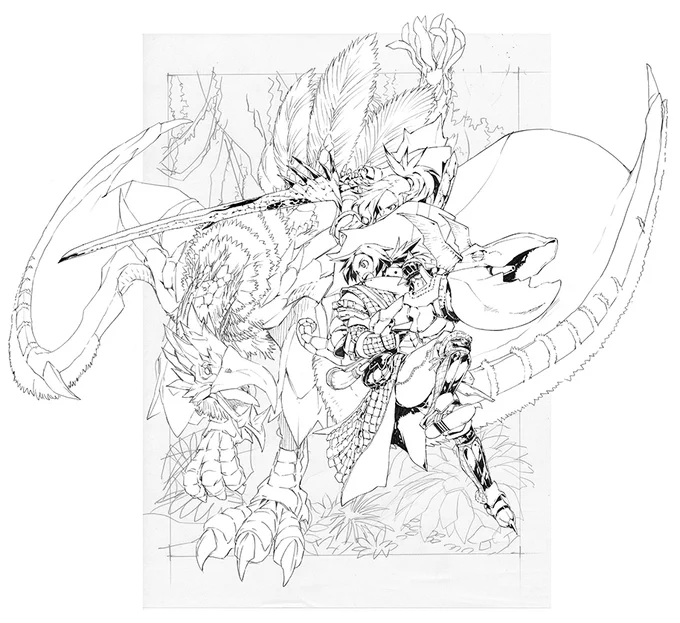 人生で初めて描いた表紙
もう15年くらい前?
#疾風の翼 #モンハン #MonsterHunter #ヒプノック #もうすぐ20周年 