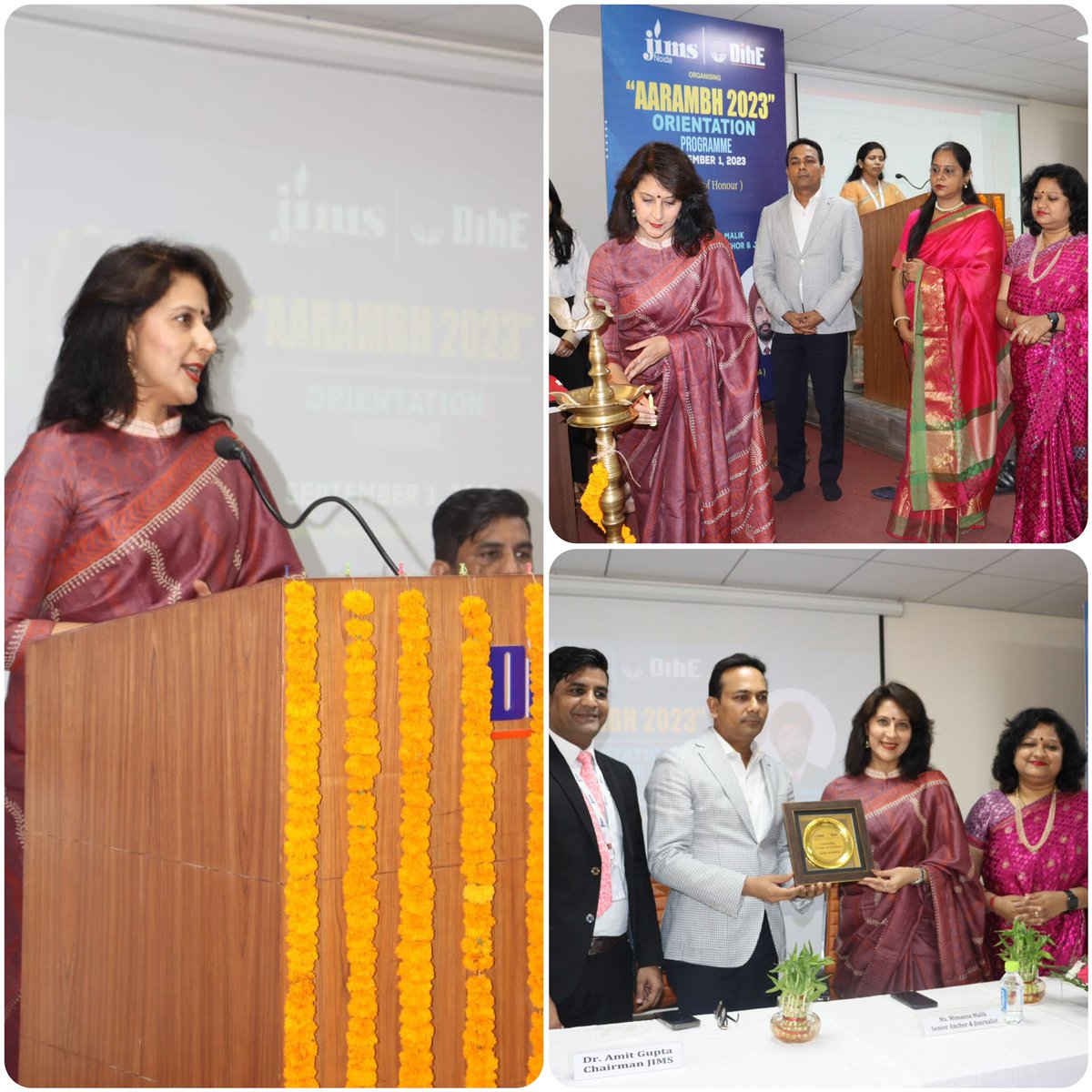 mimansa_malik's tweet image. Had a wonderful time discussing my journey in the news industry and exploring the current media landscape with the mass communication students at JIMS Noida. Here&apos;s to the future of journalism!

#jimsnoida #MediaTalks #futureofjournalism
#buddingjournalists