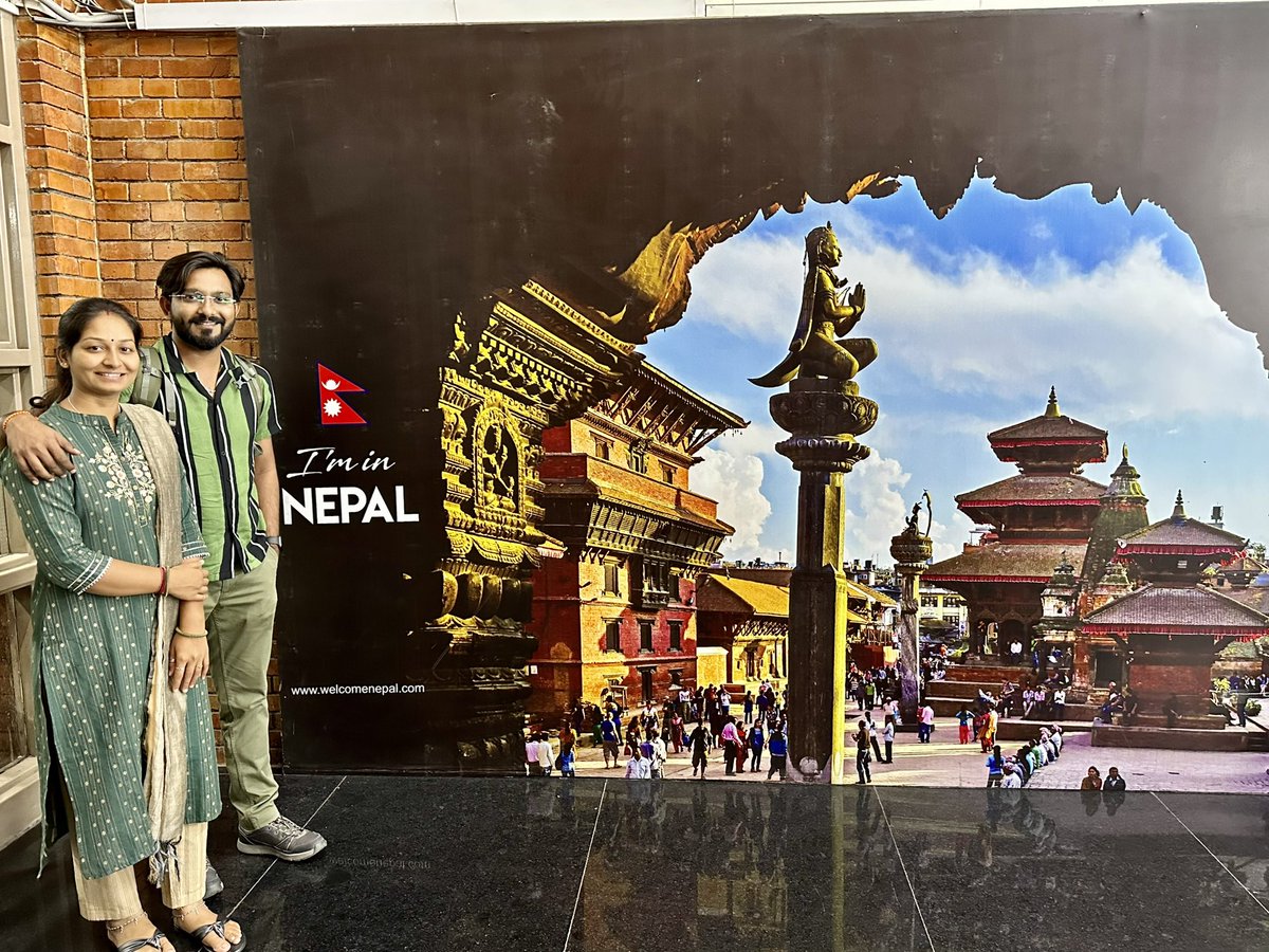 Hello Nepal 🇳🇵👋

We are in Nepal for the very first time! The anticipation is real, and I can't wait to explore this incredible country filled with breathtaking landscapes, rich culture, and warm hospitality. Let the adventure begin! 🏔️🌄 #NepalDiaries #FirstTimeInNepal